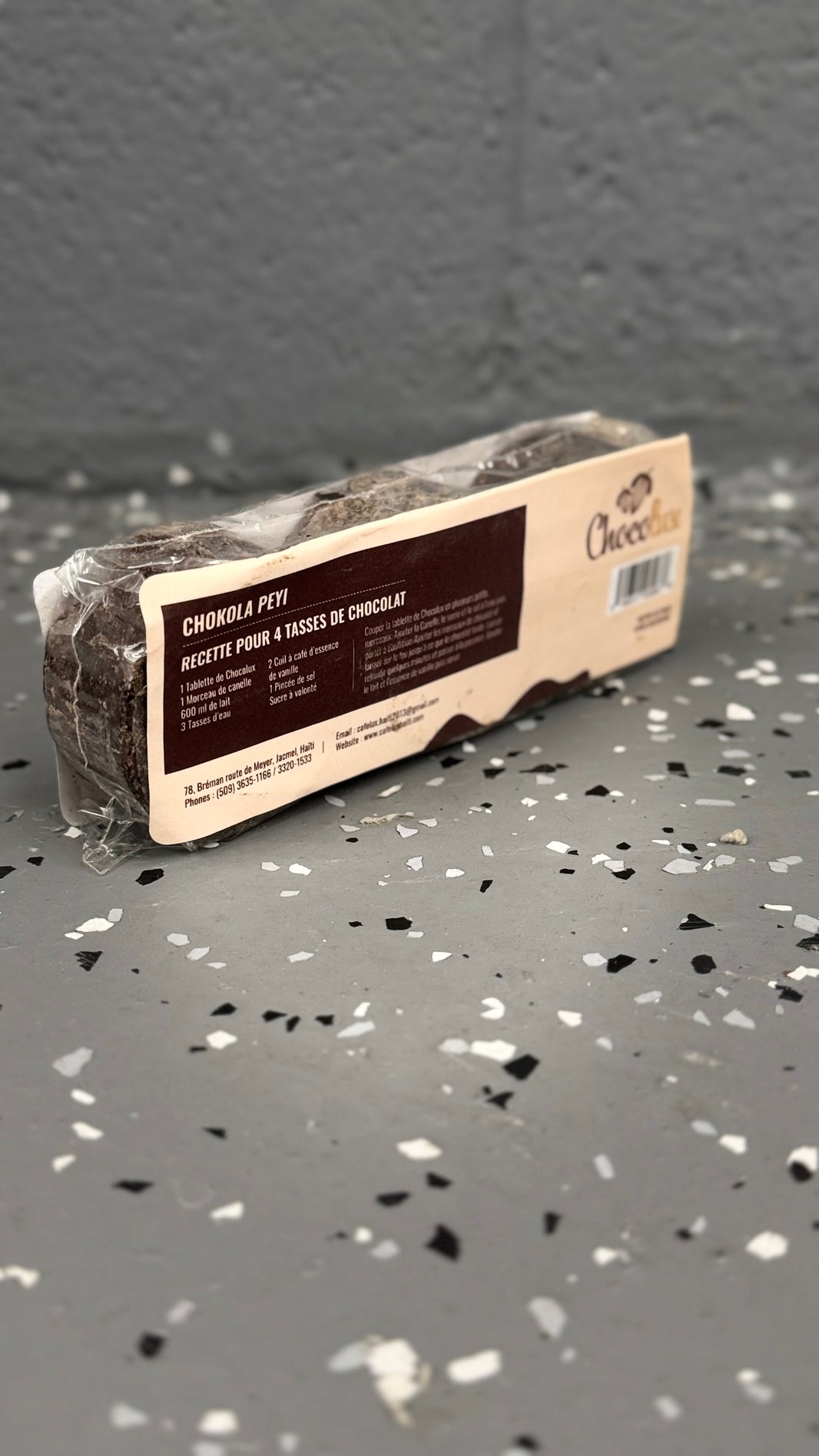 image Chocolux Chocolate  Tablet, 3 Count, 180g, Direct From Haiti (48 pack )