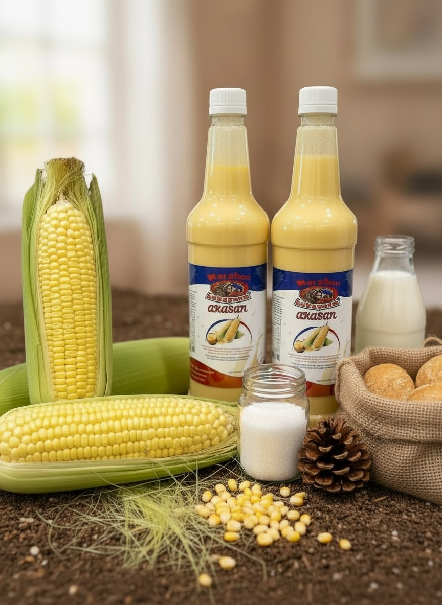 Akasan Haitian, Traditional Haitian Corn Drink,