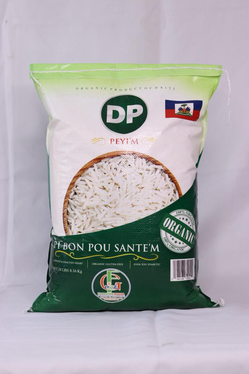 Diri Peyim 18 lbs – Pure Organic Rice from the Heart of Artibonite