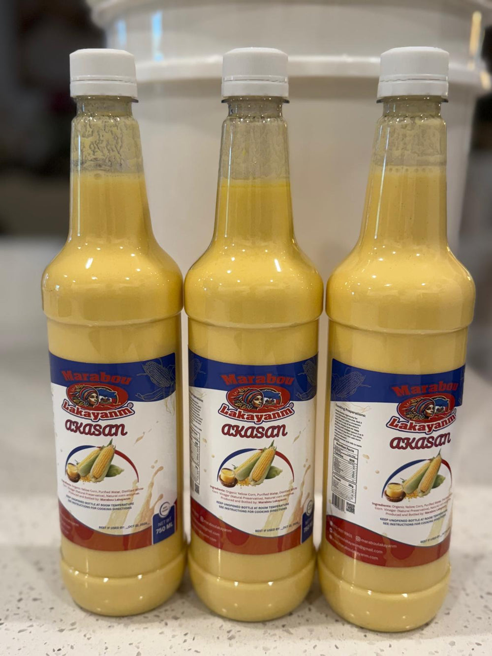 Akasan Haitian, Traditional Haitian Corn Drink,