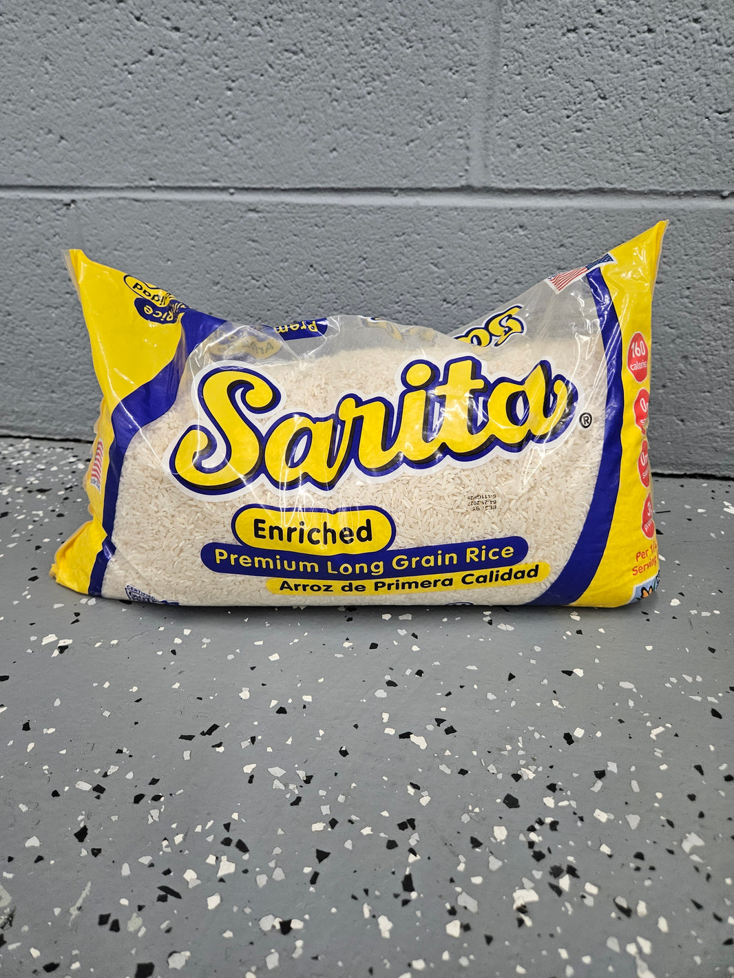 image SARITA RICE  ENRICHED PREMIUM LONG GRAIN RICE ARROZ DE PRIMERA  CALIDAD  net WT 10 lbS / 4.5 Kg