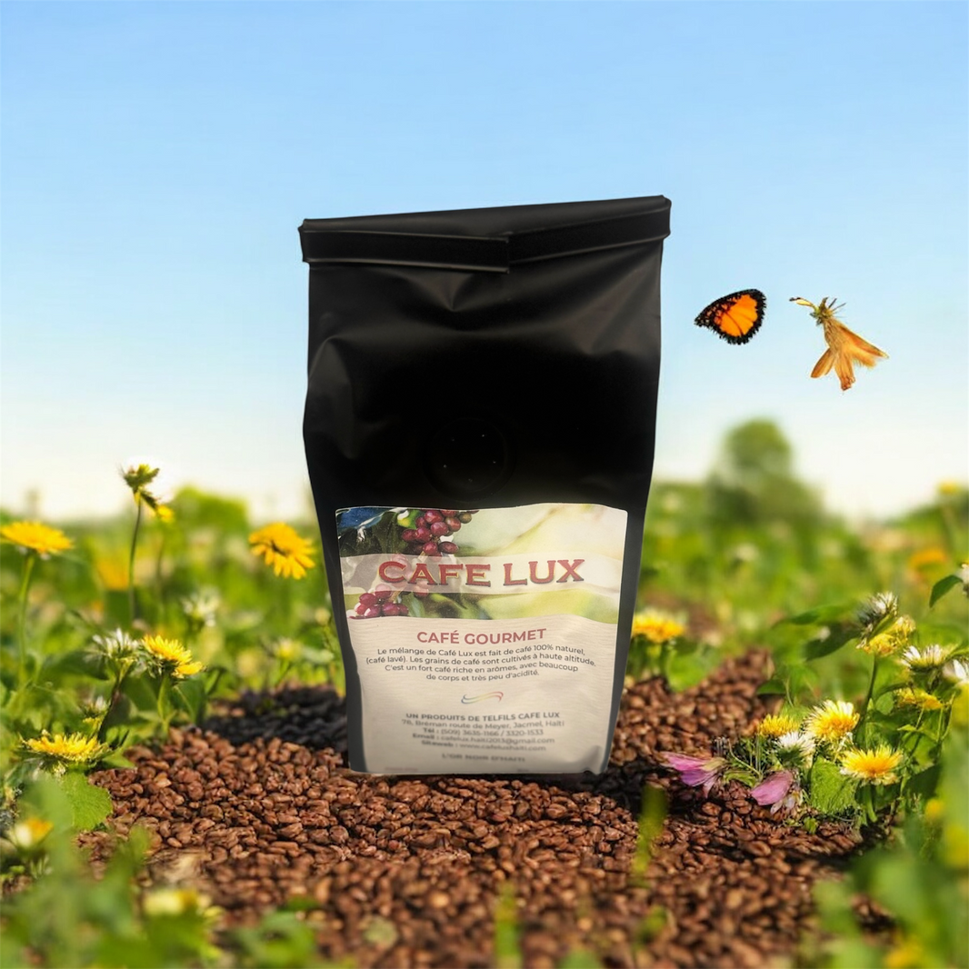 image Cafe Lux Gourmet Ground Medium Roast Coffee - Made in Haiti - From Jacmel/Thiotte Moutains - 270 grams