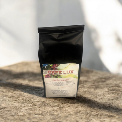 Cafe Lux Gourmet Ground Medium Roast Coffee - Made in Haiti - From Jacmel/Thiotte Moutains - 270 grams