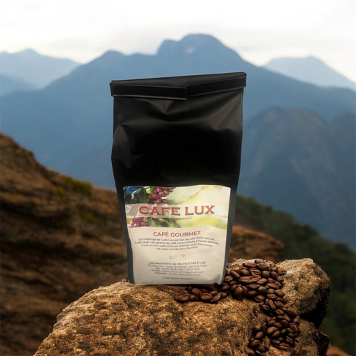 Cafe Lux Gourmet Ground Medium Roast Coffee - Made in Haiti - From Jacmel/Thiotte Moutains - 540 grams
