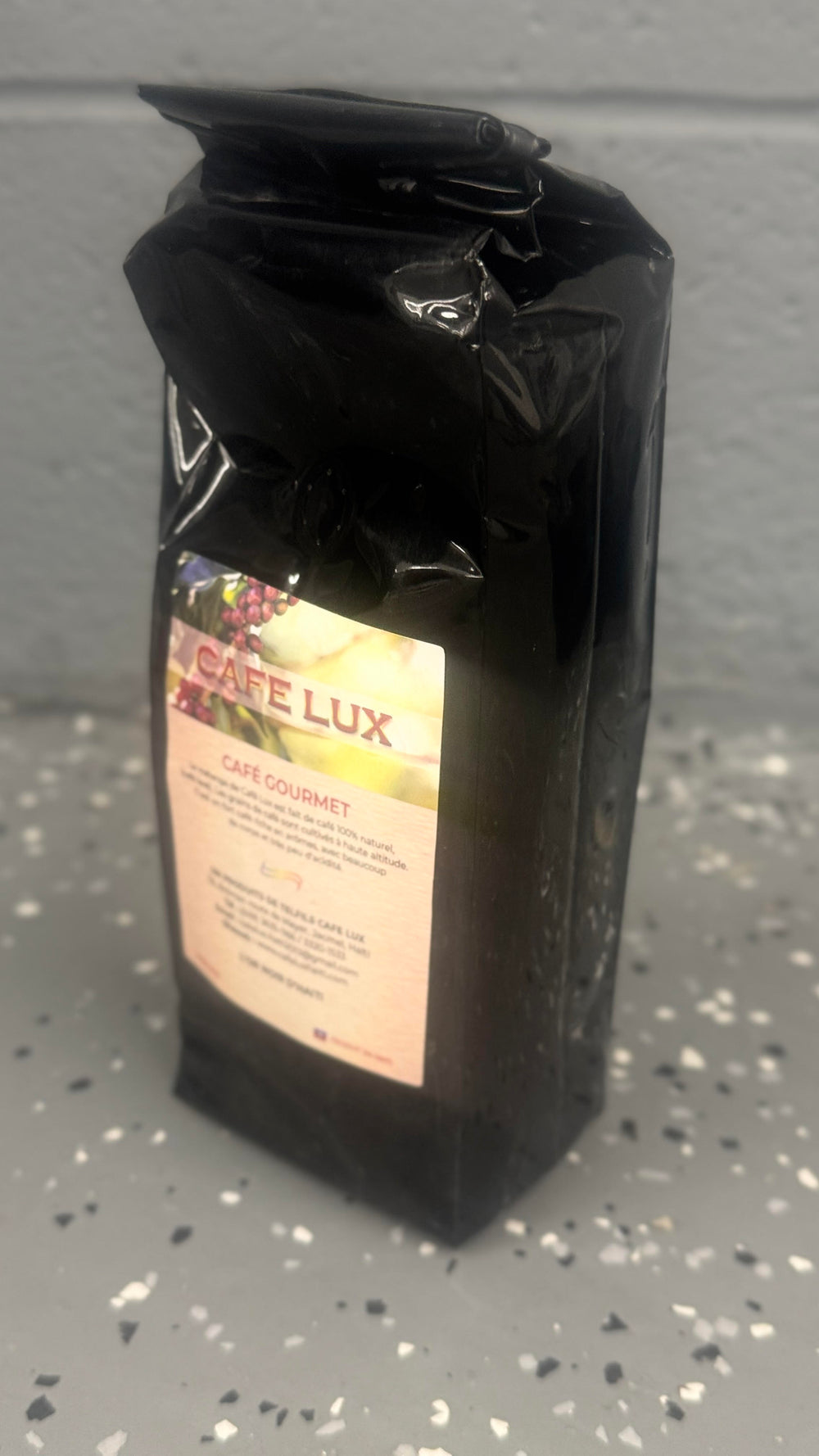 Cafe Lux Gourmet Ground Medium Roast Coffee - Made in Haiti - From Jacmel/Thiotte Moutains - 540 grams
