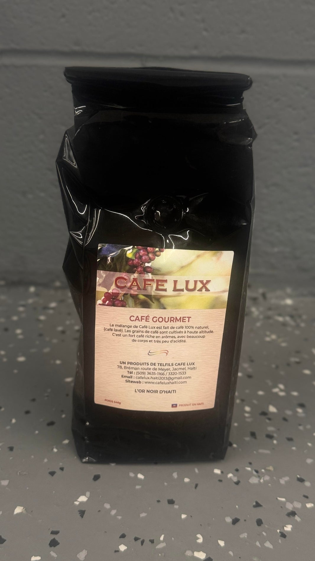 image Cafe Lux Gourmet Ground Medium Roast Coffee - Made in Haiti - From Jacmel/Thiotte Moutains - 540 grams